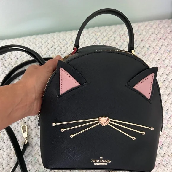 Kate Spade Cat’s Meow Cat Binx Mini Backpack - Picture 9 of 9